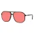 Pinned by K zonnebril met gekleurde glazen zwart/roze