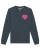 Watapparel Sweatshirt  antraciet / pink