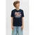 JACK&JONES – JJELOGO TEE SS ONECK 2 COL AW25 NOOS JNR – Jongens – T-shirts – donkerblauw –