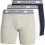 Jack & Jones Solid Boxershorts Heren Plussize (3-pack)