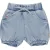 BESS denim regular waist short blauw