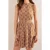 Boden Ruffle Jersey Mini Dress Pumpkin, Vine Terrace