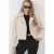 Korte Gabardine Jas met Boxy Fit