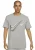 Nike Court Swoosh-logo-T-shirt voor heren in grijs
