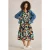 White Stuff Leah Jersey Dress Navy Multi
