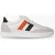 Q1905 Sneaker platinum wit/donkerblauw/oranje