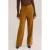 WE Fashion jersey loose fit pantalon met plooien – oker