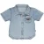 BESS regular casual overhemd light blue denim