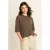 Expresso gebreide trui met wol – bruin