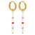Label Kiki gold plated oorbellen Summer Pearl Hoops