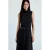 Mango geruite midi jurk met ceintuur – grijs