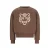 Like Flo Young boxy sweater met print – donkerbruin