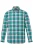 Men Plus Overhemd  turquoise / zwart / wit