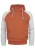 INDICODE JEANS Sweatshirt ‘Rowland’  grijs / donkeroranje
