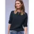 Street One Dames Shirt met contrasterende details in Blauw