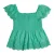 Kurze Bluse mit gestickten Ösen 557992 für Mädchen
