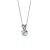Orphelia ‘Maya’ Dames 925 Sterling Zilveren Ketting met Hanger – Zilver ZH-7478/AQ