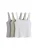 The Set Top  grijs / groen / wit