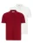Dandalo Shirt  bourgogne / wit