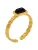Heideman Ring ‘Norba’  goud / zwart