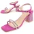 Montevita Heel Sandal Sanndarey10 In Fuchsia