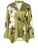 Ana Alcazar Blouse ‘Druni’  beige / kiwi / cyclaam / rosé