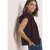 Vest met capuchon en print
