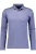 RAGMAN Softknit Poloshirt lange mouw blauw, Gestructureerd