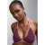 MANGO TEEN halter bikini donkerpaars/roze