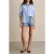Reiss Denim Patch Pocket Short Mid Blue