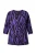 Ulla Popken Shirt  lila / zwart