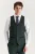 Heren Groen Pak Vest Prince of Wales Formeel Vest