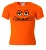 LOGOSHIRT Shirt  oranje / zwart / wit