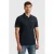 PME Legend regular polo gebreid donkerblauw