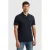 PME Legend regular polo gebreid donkerblauw