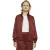 Urban Classics Dames/Dames Retro Track Jacket (Donker roest)