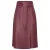 Expresso imitatieleren midi rok – rood