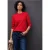 Street One Dames Zachte trui in Rood