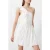 French Connection Bonny Pleated Ruffle Dress White