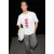 Oversized T-shirt met print en ronde hals