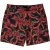 AllSaints Mesquida Swimshort Jet Blk/red