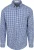 Gant Overhemd Gingham Poplin College Blauw