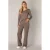 Base Level wide leg high waist broek