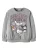 NAME IT Sweatshirt  grijs gemêleerd / mauve / zwart / wit