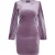 Faina Mini-jurk met lange mouwen Dames lavendel