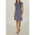 River Woods Cotton Cap Sleeve Dress In Blue