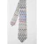Paul Smith Men Tie Painted Geometric Grey