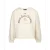 Red Button Sweater srb5129 terry chestprint ecru/brown