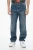 5 Pocket Regular Fit Stone Washed Denim 19cm in Blauw