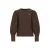 Like Flo getailleerde gebloemde blousetop met borduursels – donkerbruin